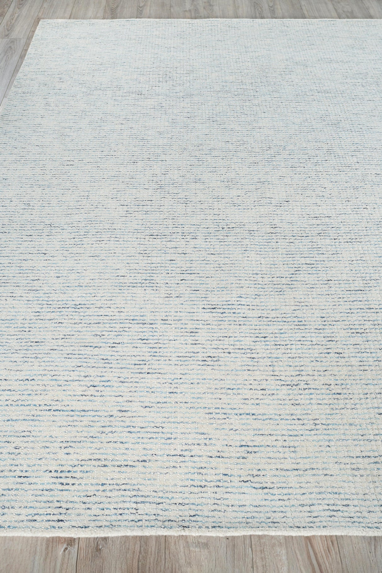 Exquisite Rugs Key West Hand-tufted New Zealand Wool 6026 Ivory/Blue 2' x 3' Area Rug