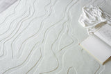 Exquisite Rugs Tempo Handloomed New Zealand Wool 6177 Ivory 6' x 14' Area Rug