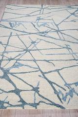 Exquisite Rugs Mystic Hand-tufted New Zealand Wool Navy 15' x 20' Area Rug