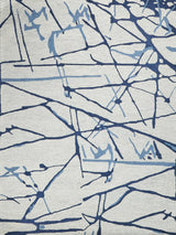 Exquisite Rugs Mystic Hand-tufted New Zealand Wool 6305 Navy 4' x 6' Area Rug