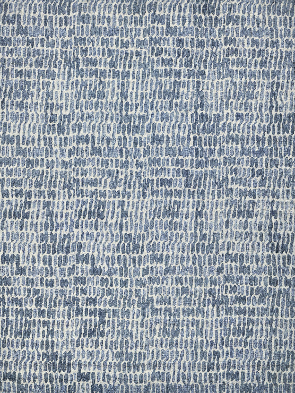 Exquisite Rugs Ink Blot Hand-tufted New Zealand Wool 6311 Navy 4' x 6' Area Rug