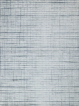 Exquisite Rugs Allure Hand-loomed Wool/Bamboo Silk 6340 Ivory/Blue 2' x 3' Area Rug