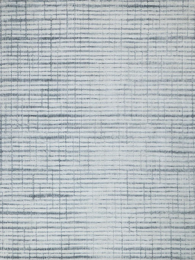 Exquisite Rugs Allure Hand-loomed Wool/Bamboo Silk 6340 Ivory/Blue 2' x 3' Area Rug