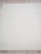 Exquisite Rugs Martelli Modern Handmade Silky Nylon in 6431 White 12' x 15' Area Rug