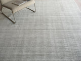 Exquisite Rugs Martelli Modern Handmade Silky Nylon in 6432 Light Silver 8' x 10' Area Rug