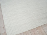 Exquisite Rugs Cabrini Modern Handmade Silky Nylon in 6480 White 2' x 3' Area Rug