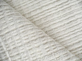 Exquisite Rugs Cabrini Modern Handmade Silky Nylon in 6480 White 6' x 9' Area Rug
