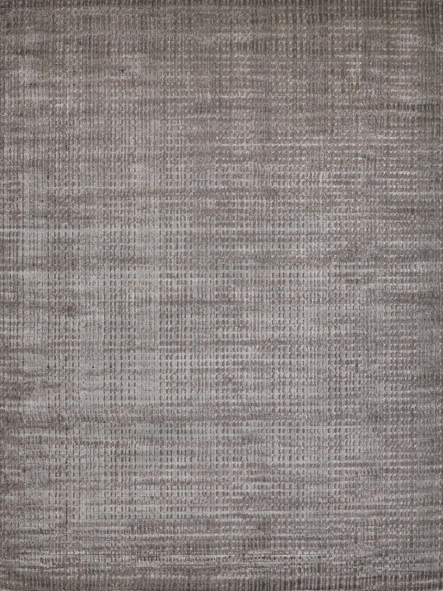 Exquisite Rugs Cabrini Modern Handmade Silky Nylon in 6487 Brown 2' x 3' Area Rug