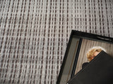 Exquisite Rugs Cabrini Modern Handmade Silky Nylon in 6487 Brown 4' x 6' Area Rug