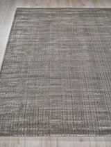 Exquisite Rugs Cabrini Modern Handmade Silky Nylon in 6487 Brown 6' x 9' Area Rug