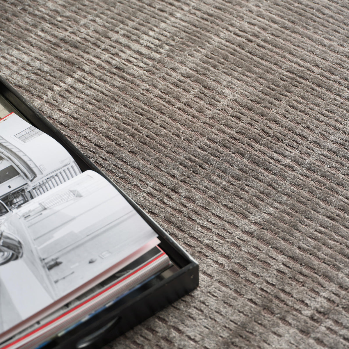 Exquisite Rugs Cabrini Modern Handmade Silky Nylon In 6487 Brown 10' X ...