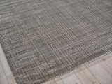 Exquisite Rugs Cabrini Modern Handmade Silky Nylon in 6487 Brown 8' x 10' Area Rug