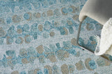 Exquisite Rugs Colorplay Hand Tufted New Zealand Wool Navy 2' x 3' Area Rug
