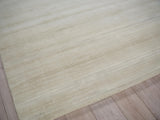 Exquisite Rugs Exquisite Rugs Martelli Modern Handmade Silky Nylon in 6517 Light Beige 12' x 12' Area Rug