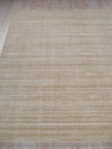 Exquisite Rugs Martelli Modern Handmade Silky Nylon in 6518 Taupe 10' x 14' Area Rug