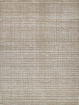 Exquisite Rugs Martelli Modern Handmade Silky Nylon in 6518 Taupe 4' x 5' Area Rug