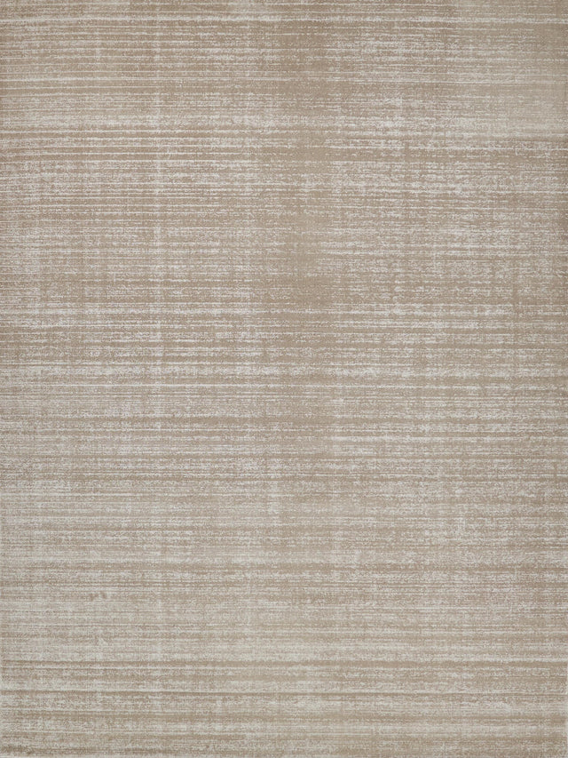 Exquisite Rugs Martelli Modern Handmade Silky Nylon in 6518 Taupe 4' x 5' Area Rug