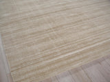 Exquisite Rugs Martelli Modern Handmade Silky Nylon in 6518 Taupe 6' x 9' Area Rug