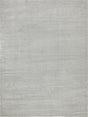 Exquisite Rugs Velutto Modern Handmade Silky Nylon in 6538 Light Silver 12' x 15' Area Rug