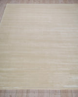 Exquisite Rugs Exquisite Rugs Velutto Modern Handmade Silky Nylon in 6541 Light Beige 2' x 3' Area Rug