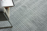 Exquisite Rugs Cabrini Modern Handloomed Shiny Nylon 6730 Light Silver 10' x 10' Area Rug