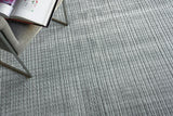 Exquisite Rugs Cabrini Modern Handloomed Shiny Nylon 6730 Light Silver 15' x 15' Area Rug