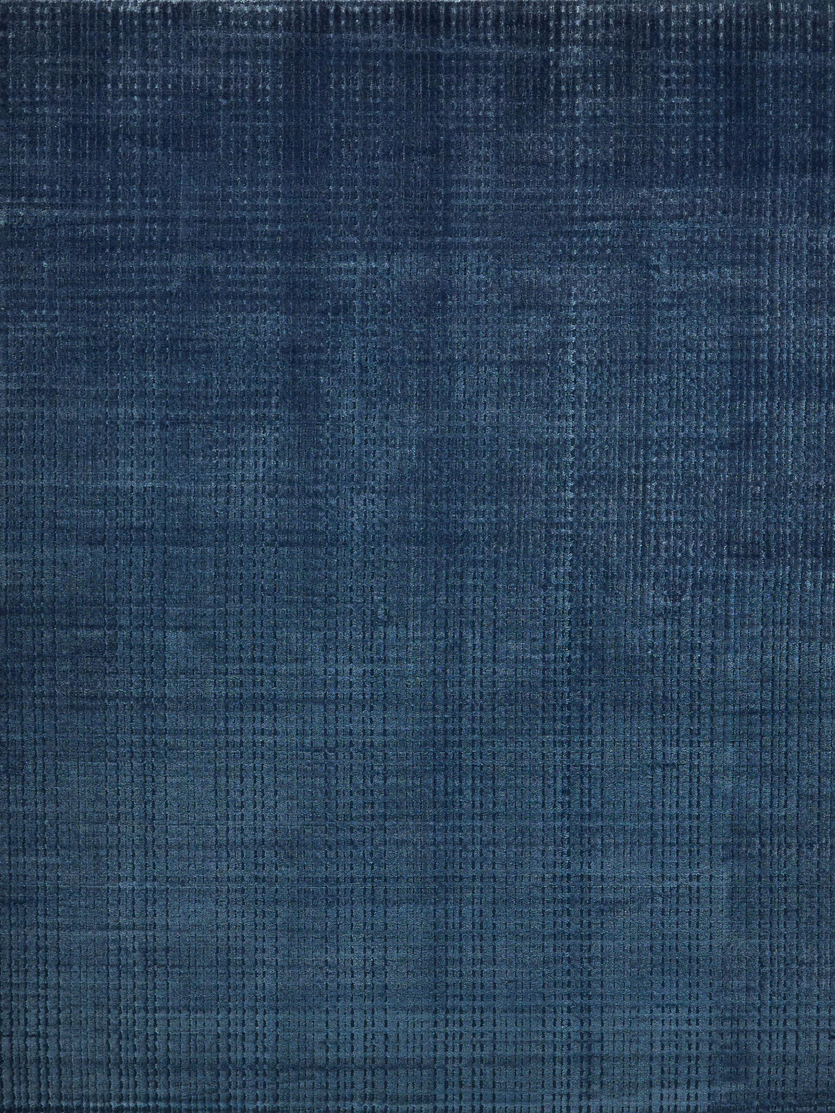 Exquisite Rugs Cabrini Modern Handmade Silky Nylon in 6731 Navy 12' x 18' Area Rug