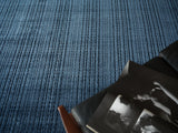 Exquisite Rugs Cabrini Modern Handmade Silky Nylon in 6731 Navy 9' x 12' Area Rug