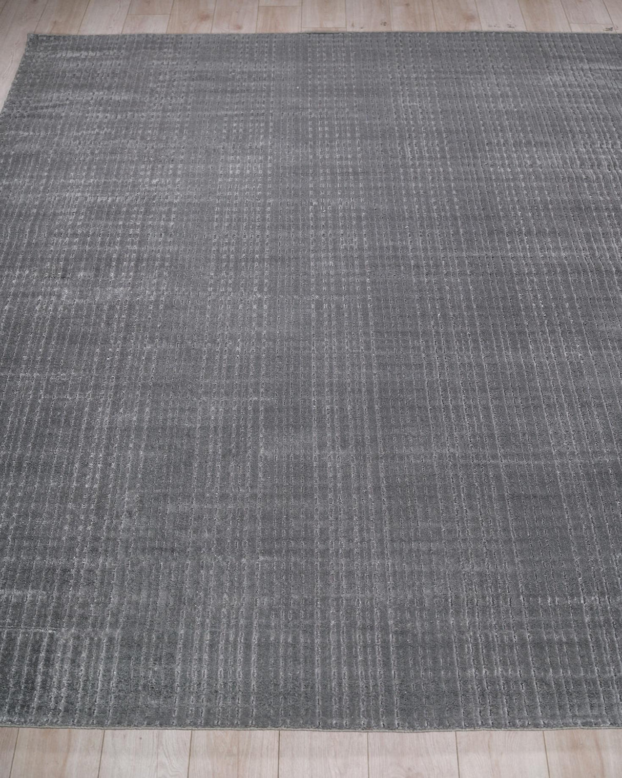 Exquisite Rugs Exquisite Rugs Cabrini Modern Handmade Silky Nylon in 6732 Gray 4' x 5' Area Rug