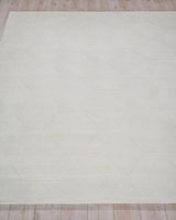 Exquisite Rugs Exquisite Rugs Brunello Modern Handmade Silky Nylon in 6735 White 2' x 3' Area Rug