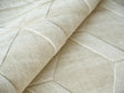 Exquisite Rugs Brunello Modern Handmade Silky Nylon in 6739 Light Beige 9' x 12' Area Rug