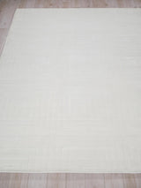 Exquisite Rugs Tovello Modern Handmade Silky Nylon in 6746 White 12' x 9' Area Rug