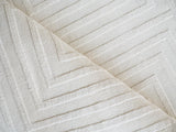 Exquisite Rugs Tovello Modern Handmade Silky Nylon in 6746 White 12' x 9' Area Rug