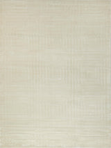 Exquisite Rugs Tovello Modern Handmade Silky Nylon in 6750 Beige 14' x 18' Area Rug