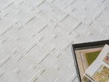 Exquisite Rugs Camora Modern Handmade Silky Nylon in 6752 White 6' x 9' Area Rug