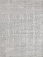 Exquisite Rugs Camora Modern Handmade Handloomed Silky Nylon 6753 Light Silver 2' x 3' Area Rug