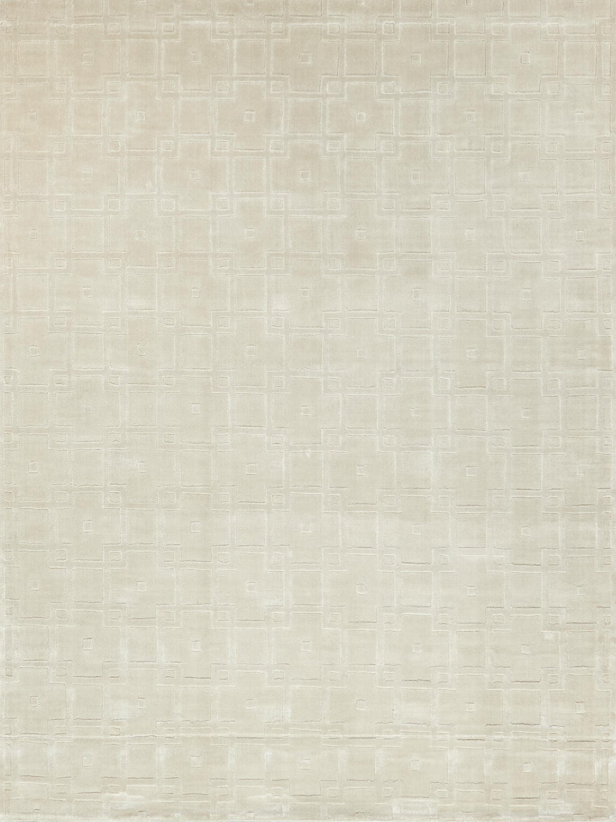Exquisite Rugs Camora Modern Handmade Silky Nylon in 6755 Beige 2' x 3' Area Rug