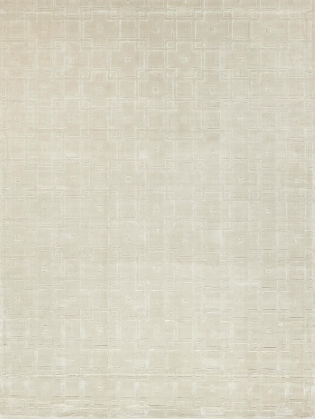 Exquisite Rugs Camora Modern Handmade Silky Nylon in 6755 Beige 2' x 3' Area Rug