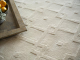 Exquisite Rugs Camora Modern Handmade Silky Nylon in 6755 Beige 2' x 3' Area Rug