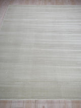 Exquisite Rugs Pavia Modern Handmade Silky Nylon in 6758 Light Silver 4' x 6' Area Rug
