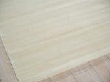 Exquisite Rugs Pavia Modern Handmade Silky Nylon in 6761 Beige 8' x 10' Area Rug