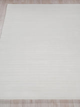 Exquisite Rugs Amani Modern Handmade Silky Nylon in 6763 White 6' x 9' Area Rug