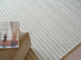 Exquisite Rugs Amani Modern Handmade Silky Nylon in 6764 Light Silver 10' x 14' Area Rug