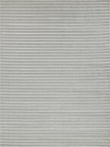 Exquisite Rugs Amani Modern Handmade Silky Nylon in 6764 Light Silver 6' x 9' Area Rug