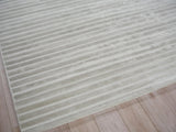 Exquisite Rugs Amani Modern Handmade Silky Nylon in 6764 Light Silver 6' x 9' Area Rug