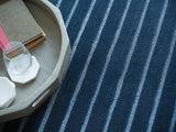 Exquisite Rugs Amani Modern Handmade Silky Nylon in 6765 Navy 4' x 6' Area Rug
