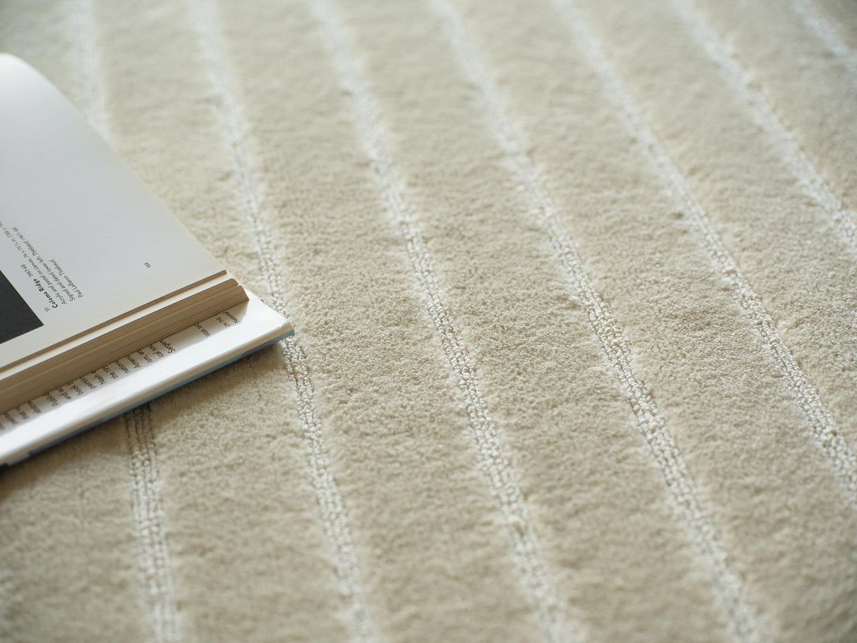 Exquisite Rugs Amani Modern Handmade Silky Nylon in 6767 Beige 10' x 10' Area Rug