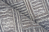 Exquisite Rugs Naturals Handmade Hand-tufted New Zealand Wool on Canvas 6777 Charcoal 2' x 3' Area Rug