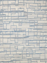 Exquisite Rugs Naturals Handmade Hand-tufted New Zealand Wool on Canvas 6780 Blue/Ivory 2' x 3' Area Rug