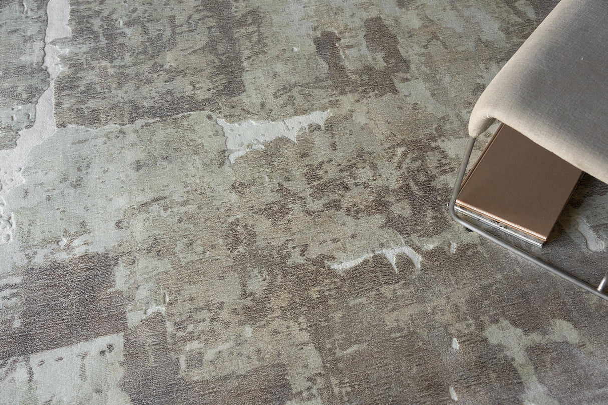 Exquisite Rugs Papyrus 6800 Beige Wool/Bamboo Silk handloomed 3' x 2' Area Rug